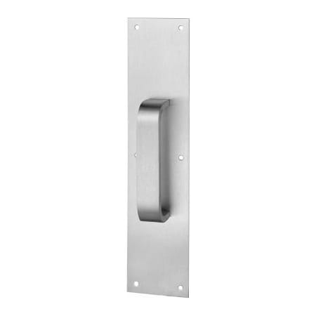 Yale Commercial Rockwood Pull Plate, 4"L x 16"H x 3/8, Satin Stainless Steel, 6" CTC 85767